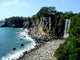 Waterfall on Jeju-do Wall Mural