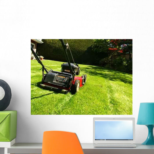 Lawn Mowing Wall Decal Design 2