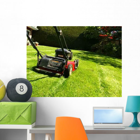 Lawn Mowing Wall Decal Design 2
