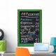 Menu Wall Mural