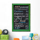 Menu Wall Mural