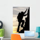 Silhouette Traveler Tourist Mountaineer