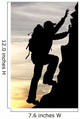 Silhouette Traveler Tourist Mountaineer