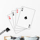 Four Aces Poker Playing Cards Wall Decal
