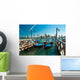 Gondolas in Venice Wall Mural