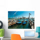 Gondolas in Venice Wall Mural