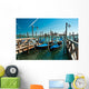 Gondolas in Venice Wall Mural