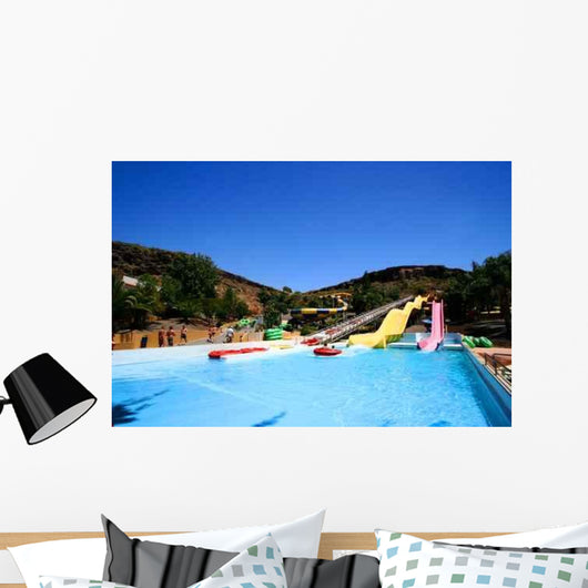 Popular Water Park Mediterranean Wall Decal