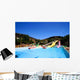 Popular Water Park Mediterranean Wall Decal