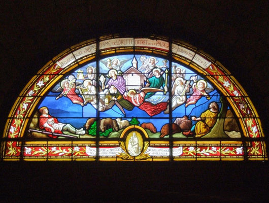 Stained Glass Wall Mural