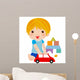 Cute Boy Play His
