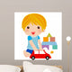 Cute Boy Play His