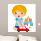 Cute Boy Play His