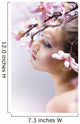 Beautiful Girl with flower Wall Mural