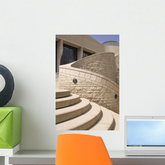 curved architecture Wall Mural