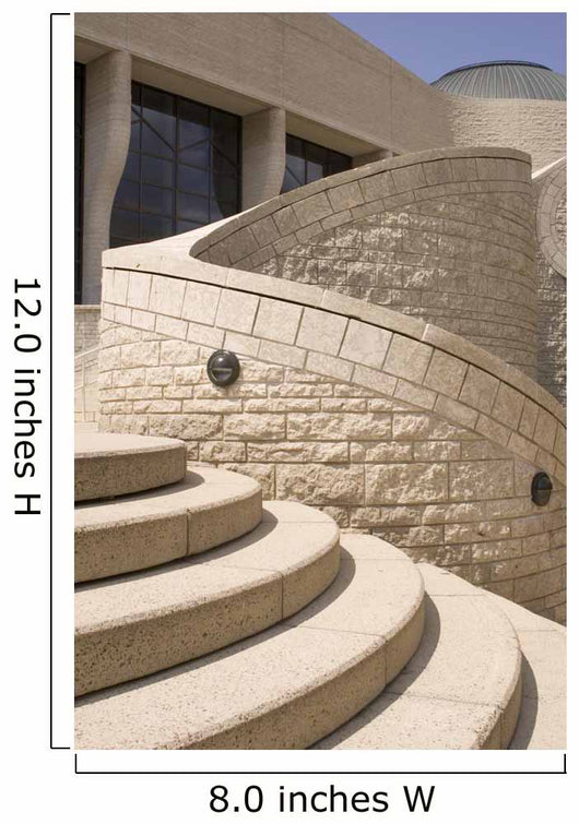 curved architecture Wall Mural