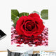 Red Rose and Heart Wall Mural