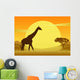 Giraffe Wall Mural
