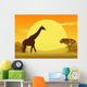 Giraffe Wall Mural