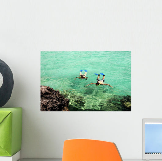 Snorkeling Wall Decal