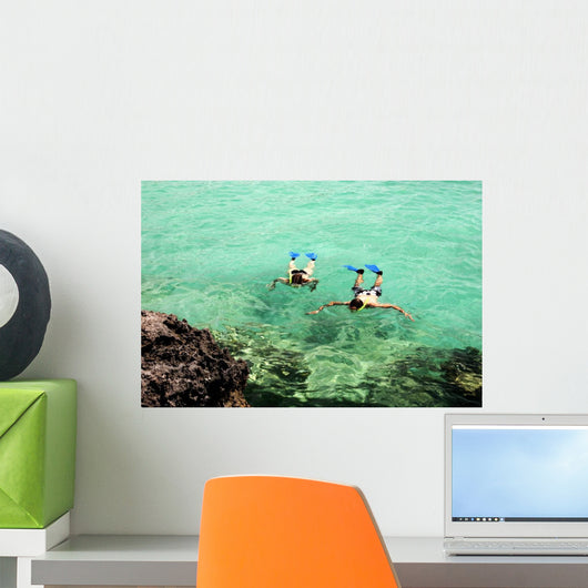 Snorkeling Wall Decal
