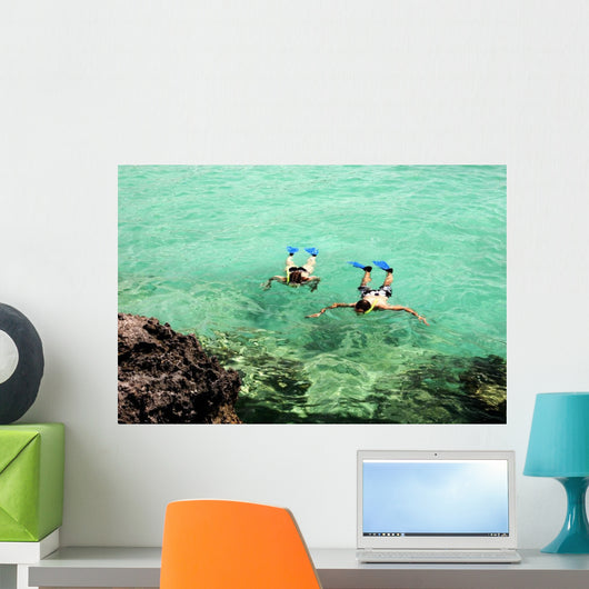 Snorkeling Wall Decal