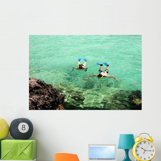 Snorkeling Wall Decal