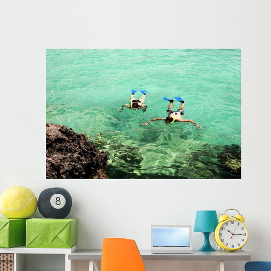 Snorkeling Wall Decal