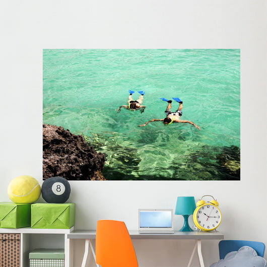 Snorkeling Wall Decal