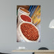 Dried nuts in bags Wall Mural