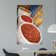 Dried nuts in bags Wall Mural
