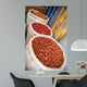 Dried nuts in bags Wall Mural