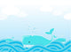 Whale Wall Mural