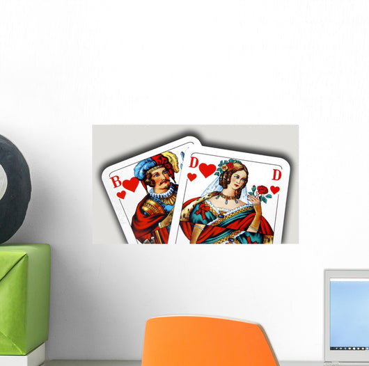 Jack and Queen Wall Decal