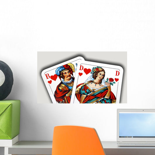 Jack and Queen Wall Decal