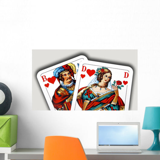Jack and Queen Wall Decal