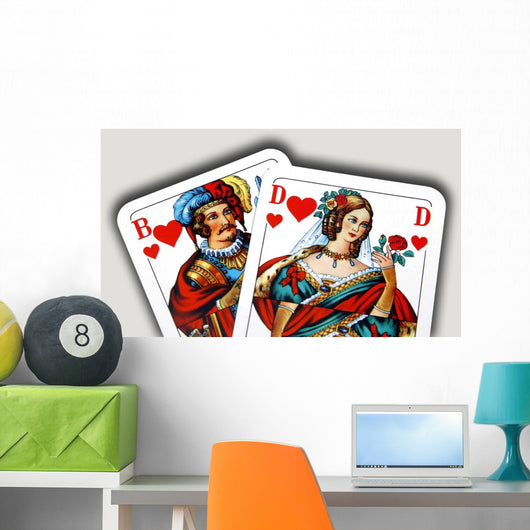 Jack and Queen Wall Decal