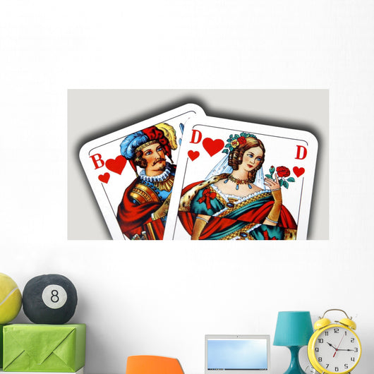 Jack and Queen Wall Decal