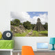 jaguar pyramid and ruins Wall Mural