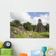 jaguar pyramid and ruins Wall Mural