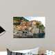 Cinque Terra Italy Village by the Sea Wall Mural