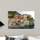 Cinque Terra Italy Village by the Sea Wall Mural