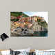 Cinque Terra Italy Village by the Sea Wall Mural