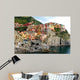 Cinque Terra Italy Village by the Sea Wall Mural