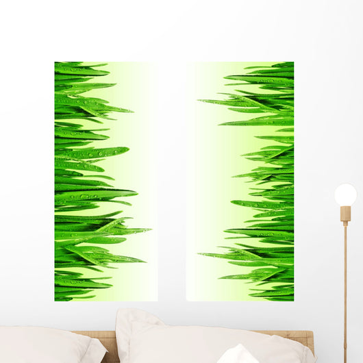Grass Border Wall Mural