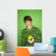 Caucasian Teen Boy Holding Wall Mural