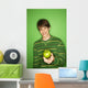 Caucasian Teen Boy Holding Wall Mural