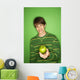 Caucasian Teen Boy Holding Wall Mural