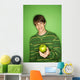 Caucasian Teen Boy Holding Wall Mural