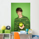 Caucasian Teen Boy Holding Wall Mural